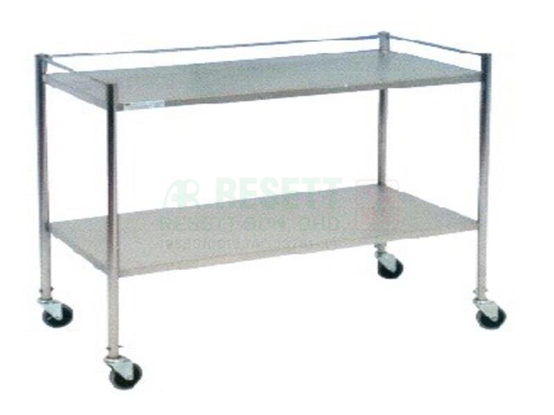 Instrument Trolley C/W Guardrails For Clinic & Examination Room