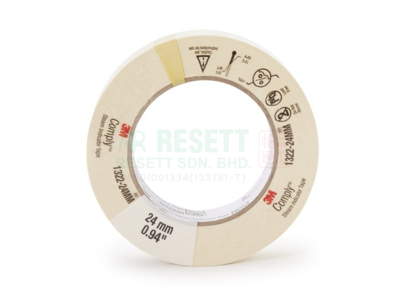 3M Comply Lead Free Stream Indicator Tape 1322-18 MM