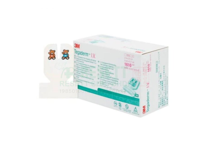 3M Tegaderm Transparent Film Dressing With Border 1610 5 cm x 5.7 cm