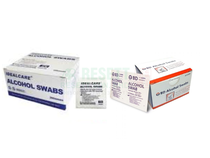 IdealCare Alcohol Swab 200'S BD A lcohol Sab 100'S