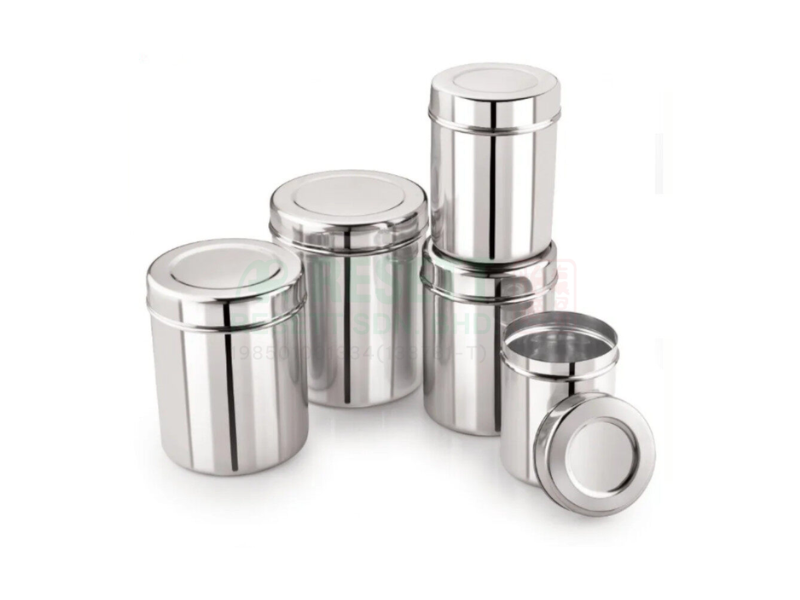 Stainless Steel Alcohol Cotton Jar