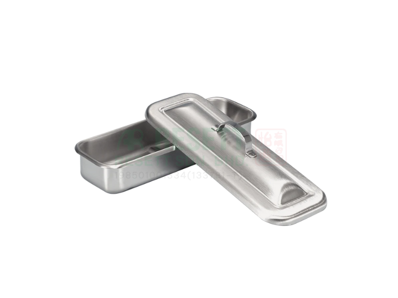 Stainless Steel Catheter Tray with Cover